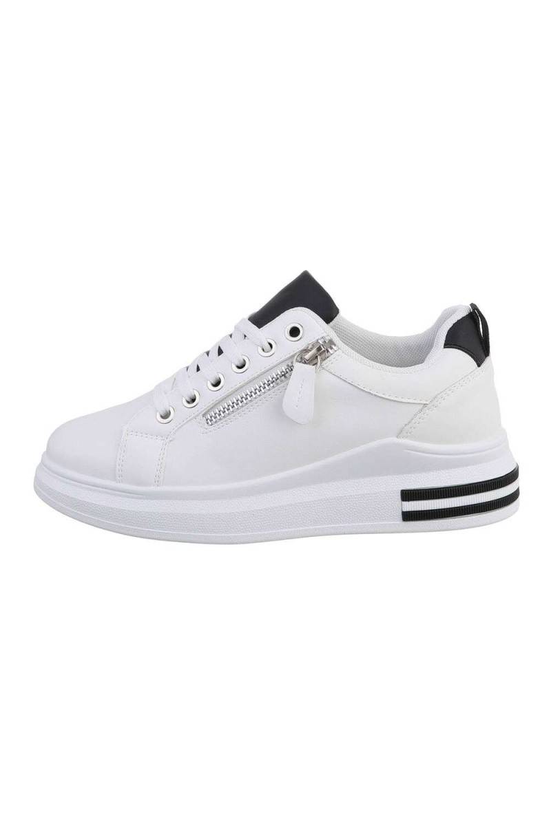 Damen Low-Sneakers - whiteblack-A94-whiteblack