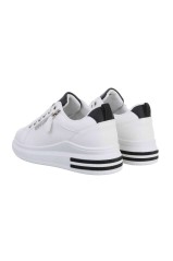 Damen Low-Sneakers - whiteblack-A94-whiteblack