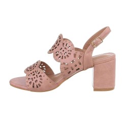 Damen Sandaletten - pink-9973-pink