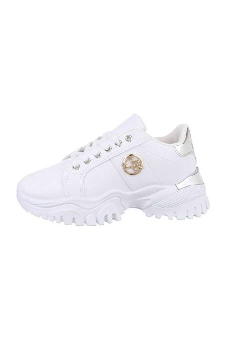 Damen Low-Sneakers - white-TA-239-white