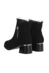 Damen High-Heel Stiefeletten - black-0-599-black