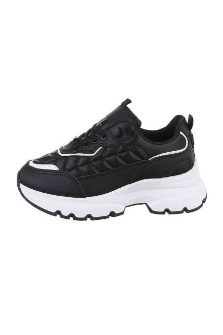 Damen Low-Sneakers - black-88-52-black