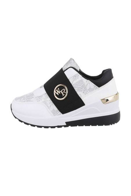 Damen Low-Sneakers - white-A-61-white