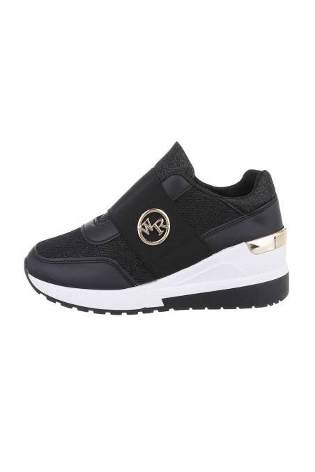 Damen Low-Sneakers - black-A-62-black