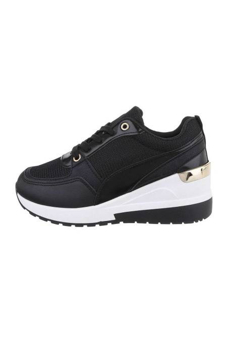 Damen Low-Sneakers - black-A-63-black