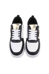 Damen Low-Sneakers - black-A-66-black