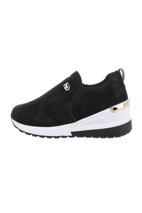 Damen Low-Sneakers - black-A-73-1-black