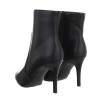 Damen High-Heel Stiefeletten - black-DES610P-black
