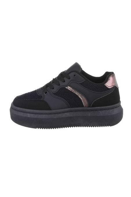 Damen Low-Sneakers - black-PC190-black