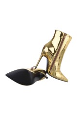 Damen High-Heel Stiefeletten - gold-5639-gold