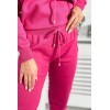 Džemperio komplektas džemperis + kelnės ryškiai rožinės spalvos KES-26653-2024-30