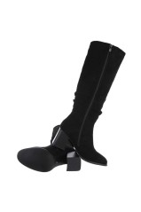 Damen High-Heel Stiefel - black-1644-black