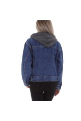 Blue short denim jacket for women GR-KL-L-5383-blue