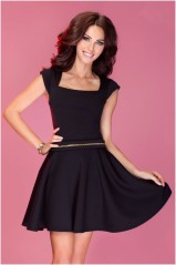 Black elegant sleeveless dress