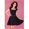 Black elegant sleeveless dress