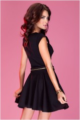 Black elegant sleeveless dress