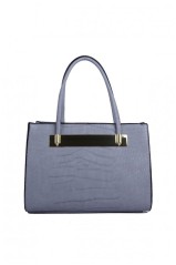 Gray handbag